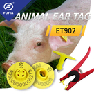 электронные бирки уха 350N для свиньи 125KHz плоскогубцев коровы