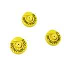 Желтый RFID ушной тег для ET907 Диаметр 30,5 мм ± 0,5 мм ISO11784/5 FDX-B