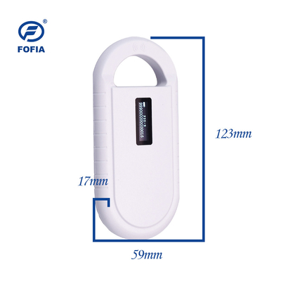 24/7 OLED Animal ID Microchip Scanner Reader 134.2KHz с английским языком работы