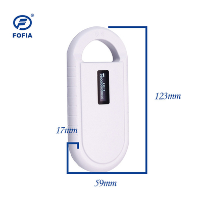 Мини Handheld животный читатель блока развертки RFID микросхемы для ID FDX-B числа любимца 15