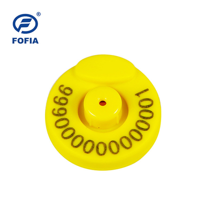 Оригинальный 134.2khz Rfid Animal Tag Sheep Ear Tag для отслеживания животных Электронные ушные теги