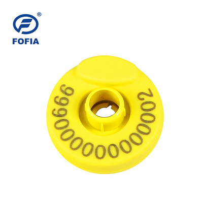 Материал TPU RFID Ear Tag для идентификации свиней Европейские чипы с уникальной безопасностью данных