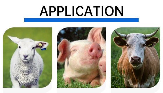 Сертифицированные ICAR электронные ушные бирки из ТПУ для домашнего скота, соответствующие стандарту ISO 11784/11785
