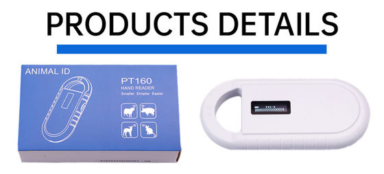 Fofia ручной пластиковый микрочип для животных с RFID-картой PT160 134,2 кГц OLED экран USB литийная батарея CE сертифицированный ISO 5-10 см