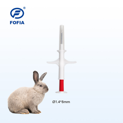134,2 КГц веса ряда 6.86g Прилипател-стикеров микросхемы 6 ID RFID животного 5-10cm прочитанного