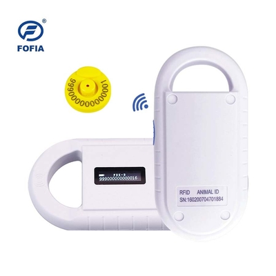 24/7 OLED белый сканер с микрочипами для животных с встроенным бузгером RFID-читателем