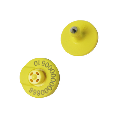 Напряжение 350N RFID Ear Tag на частоте 134.2KHz с IEC 68-2-6 Personalised Cattle