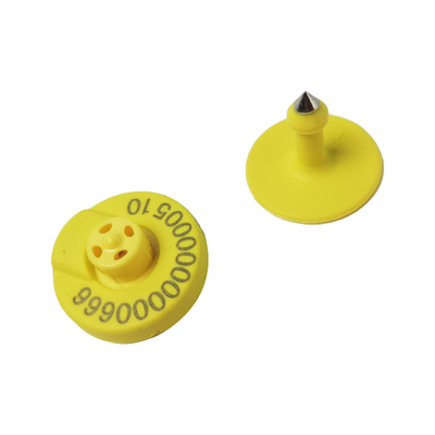 Европейские чипы с уникальной безопасностью данных ET907 ISO High Security Smart Ear Tag для коровы