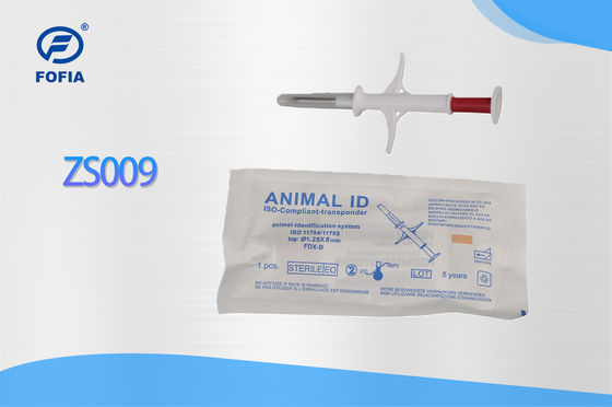 Fofia 2026 Лидер продаж RFID 134,2 кГц микрочип для идентификации животных Интегрированный тип ушная бирка ZS009 Водонепроницаемый для инъекций крупного рогатого скота
