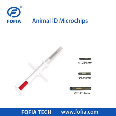 Имплантируемый микрочип для лошадей 134.2khz Rfid Animal Chip Pet Id Инъекционные микрочипы для животных с шприцем