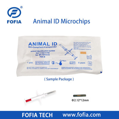 ICAR Certified New Durable Waterproof RFID Animal Microchip ZS006 with IP67 for Dog Cat Cow Pig Sheep & Pet Injection Tag
