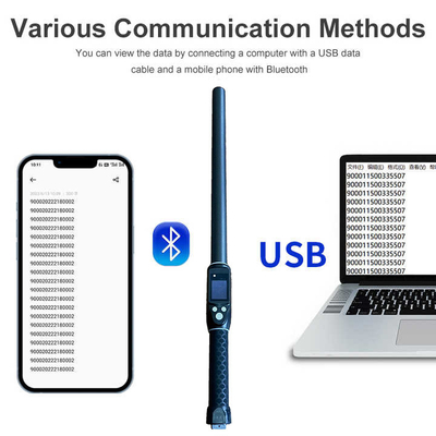 ISO11784/5 RFID ручной 134.2khz Ультрадальность UHF RFID Reader Ушные метки для скота