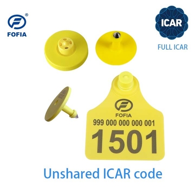 FULL ICAR Certified FDX-B Bovine Ear Tags 134.2khz Rfid Ear Tags (Сертификат FDX-B для говядины)