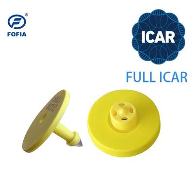 FULL ICAR RFID Ушный тег для животных Подкрепление отслеживаемости болезней животных Свиньи Кровь и овцы Электронный ушный тег-FOFIA