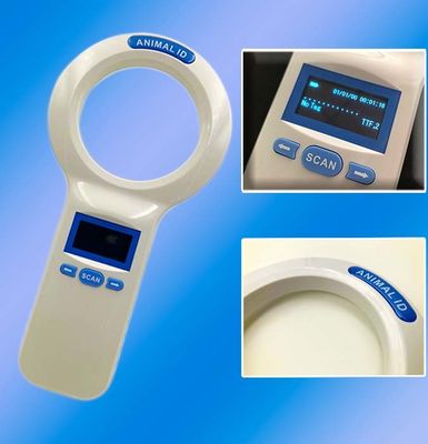 Портативный сканер с микрочипом RFID с перезаряжаемой литийной батареей для быстрой идентификации животных и ветеринарного отслеживания