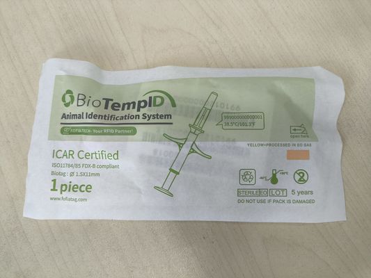 Микрочип ISO Transponder Track A Dog с надежным шифрованием данных и быстрым временем отклика, подходящим для современных систем безопасности