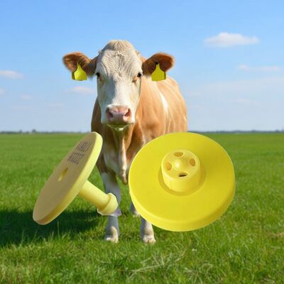 134.2 кГц ISO11784/5 FDX-B электронная ушная бирка с натяжением 350 Н для идентификации скота