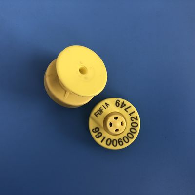 Прочный 134,2 кГц электронный ушной метчик для скота со стандартом ISO11784/5 FDX-B и водонепроницаемым материалом TPU