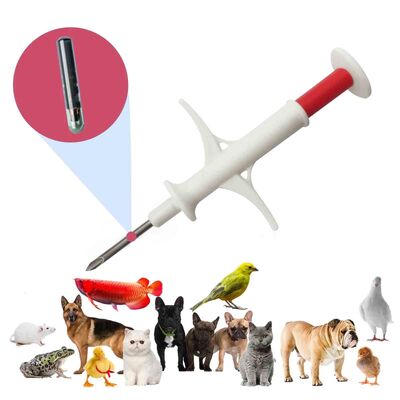 ICAR Certified Parylene Coated Anti-Migration Animal ID Microchip with ISO 11784/5 FDX-B Standard for Pet Tracking