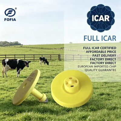 Электронные ушные теги, сертифицированные ICAR, прочные конструкции из ТПУ для отслеживания поголовья скота и комплексных систем управления поголовьем скота