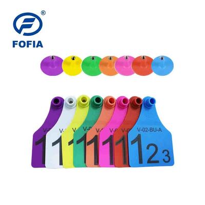 FOFIA Cow TPU Visual Yellow Livestock Connect Ear Tag T921 Модель для ушей скота