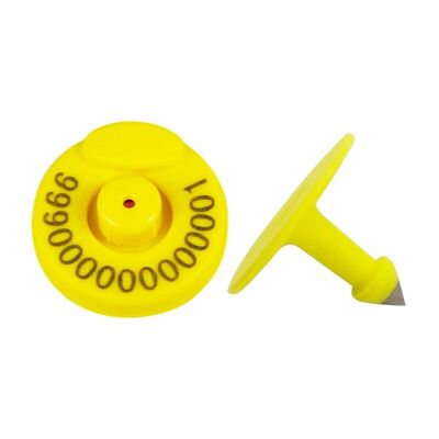 Новый FDX низкочастотный электронный ушной тег RFID Animal Tag Full-Duplex Свинья Кровь Открытый/Закрытый рот Идентификация скота