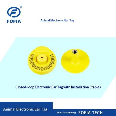 Новый FDX низкочастотный электронный ушной тег RFID Animal Tag Full-Duplex Свинья Кровь Открытый/Закрытый рот Идентификация скота