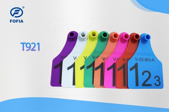 T921 Животное Желтая коза Животноводство Ушная метка RFID TPU Ферма КРС