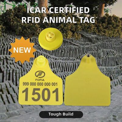 FULL ICAR Ear Tag RFID электронный ушный тег для скота Tamperproof TPU ушный тег для скота для управления скотом