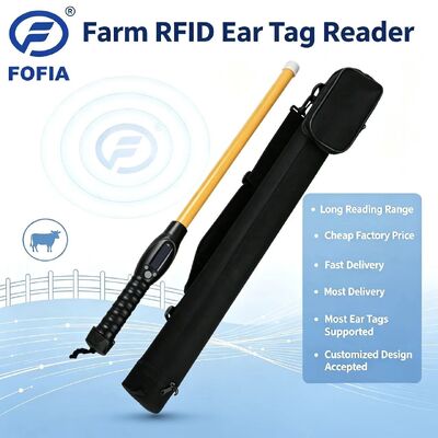 FOFIA водонепроницаемый PT280 RFID Reader 134.2kHz ПВХ пластик NLIS Австралия ICAR одобренный ID скота USB ISO 11784/5 10-20 см