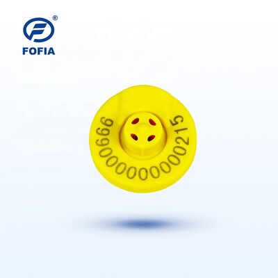 134.2 кГц RFID-ушной метки для скота с напряжением 350 Н. Полная сертификация ICAR