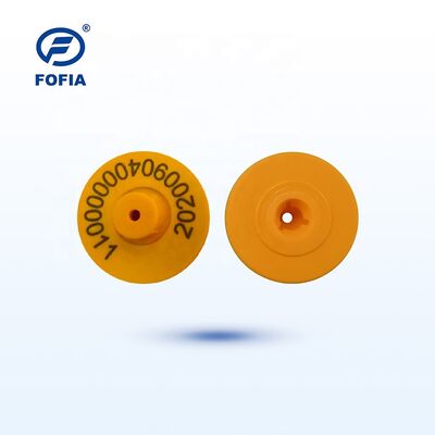 Ушные бирки UHF RFID для домашнего скота Прочные пластиковые идентификационные бирки с микрочипами для крупного рогатого скота, овец, свиней, животных