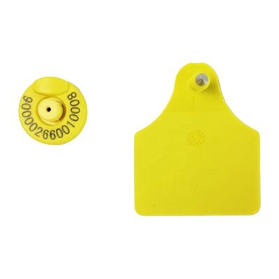 FULL ICAR Standard TPU Yellow Electronic Ear Tags Раствор для управления животноводством