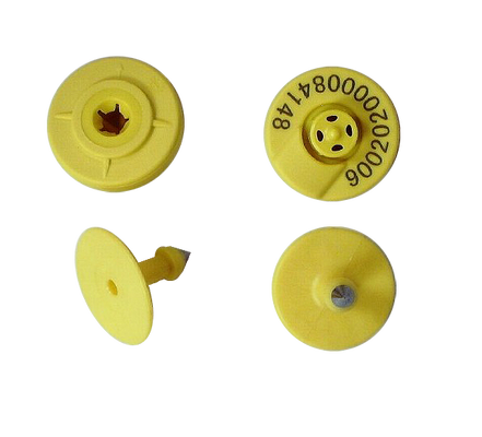 Управление домашним скотом RFID Ear Tag Антиколлизионный стандарт IEC 68-2-27 Животные