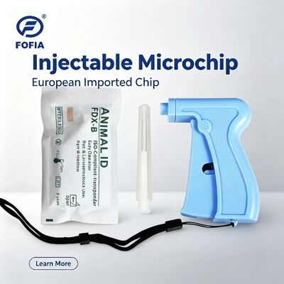 Fofia Горячая продажа RFID отдельный и многоразовый134.2кГц идентификатор животных микрочип ZS005 водонепроницаемый для домашних животных Инъекция 1,5 года гарантия