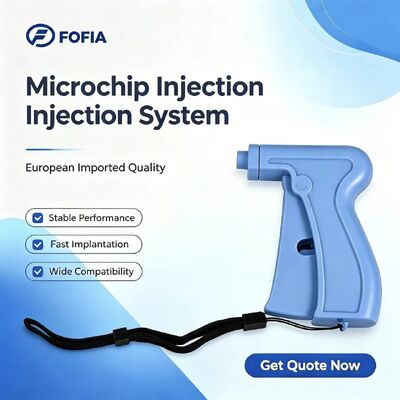 Fofia 2026 Новая горячая распродажа RFID 134,2 кГц для собак и животных микрочип разъемного типа пластиковый ZS008 водонепроницаемый для инъекций домашним животным