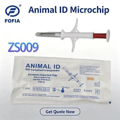 2026 Горячая Распродажа Издание Новый ПЭТ RFID 134.2кГц Интегральная Схема Fofia Имплантируемый Микрочип для Животных Белый ПП Материал Водонепроницаемый