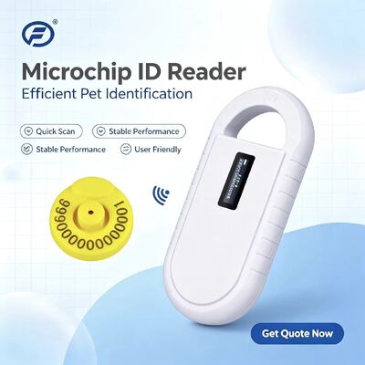 Fofia ручной пластиковый микрочип для животных с RFID-картой PT160 134,2 кГц OLED экран USB литийная батарея CE сертифицированный ISO 5-10 см