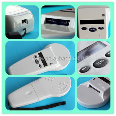 Прочный белый RFID ручной считыватель FOFIA с OLED-экраном 128x32 и протоколом ISO11784/5 для расстояния чтения 10-20 см