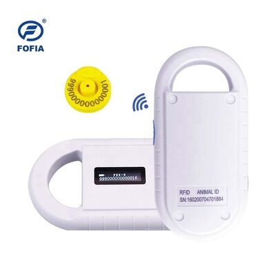 Fofia ручной пластиковый микрочип для животных с RFID-картой PT160 134,2 кГц OLED экран USB литийная батарея CE сертифицирован ISO
