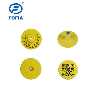 Новый UHF электронный водонепроницаемый RFID TPU 5,7 мм Желтые ушные метки ET933 + T901 Чипы 5 лет гарантии