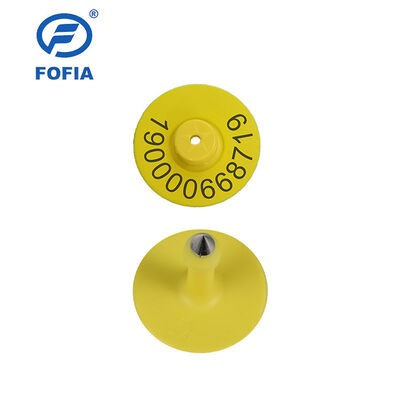 Новый UHF электронный водонепроницаемый RFID TPU 5,7 мм Желтые ушные метки ET933 + T901 Чипы 5 лет гарантии