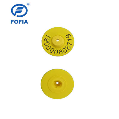 Новый UHF электронный водонепроницаемый RFID TPU 5,7 мм Желтые ушные метки ET933 + T901 Чипы 5 лет гарантии