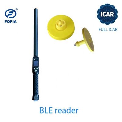 Новые водонепроницаемые RFID LF TPU желтые ушные бирки ICAR ET908+T901 для животных 14,5 мм для крупного рогатого скота с гарантией 5 лет