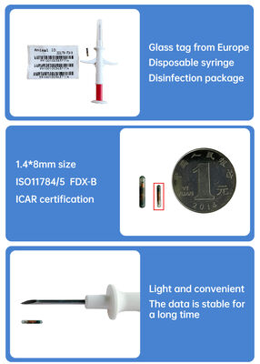 FOFIA Новый RFID 134,2 кГц Животный микрочип FDX/EM4305 Чип IP67 водонепроницаемый Кровь/Свинья/Овечка Животные домашний питомник PP