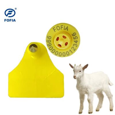 Fofia ET957+T967 Комбинированный электронный ушной идентификатор для овец, коз и крупного рогатого скота RFID TPU Лазерная маркировка Гарантия 3 года
