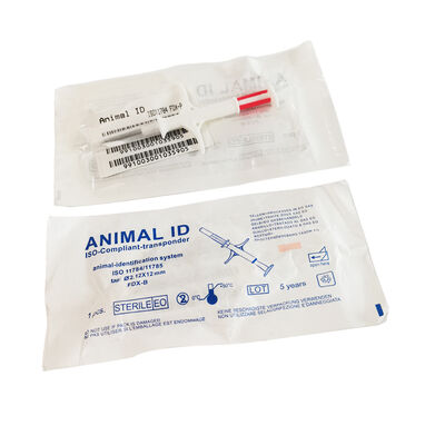 Waterproof Fofia New ICAR Certified RFID 134.2kHz PP Animal ID Microchip Waterproof for Pets 1.5 Year Warranty Cat Dog Use