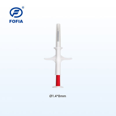FOFIA ZS007 RFID 134,2 кГц Животный микрочип FDX/EM4305 Чип IP67 водонепроницаемая животноводство домашние животные Инъекционная пластиковая упаковка Новая 1.5