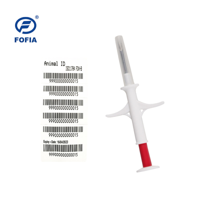 ISO11784/5 fdx-b 15-значный идентификационный микрочип Имплантируемый с6 клеящимся штрих-кодом