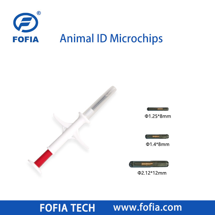 Имплантируемый микрочип для лошадей 134.2khz Rfid Animal Chip Pet Id Инъекционные микрочипы для животных с шприцем